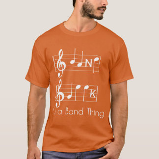 Band Geek Musik Notenschreibung Lustige Musiker Fr T-Shirt