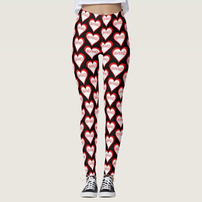 Band Hearts Leggings (Vorderseite)