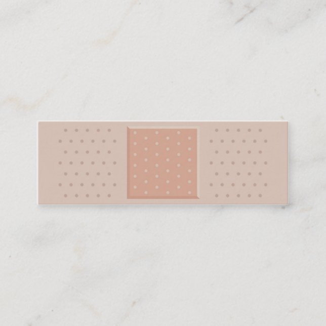 Band-Hilfegips-medizinische dünne Visitenkarte (Vorderseite)