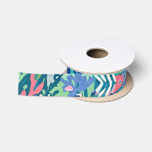 Band in stylischer Grafik Satinband