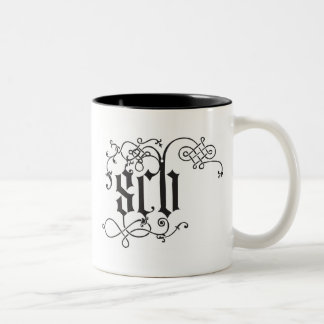 Band-Kaffee-Tasse Steve Carson Zweifarbige Tasse