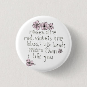 Band-Liebe-Knopf Button