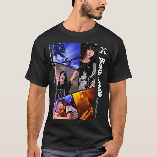 BAND-MAID-PANEL (vollständig) T-Shirt (Vorderseite)