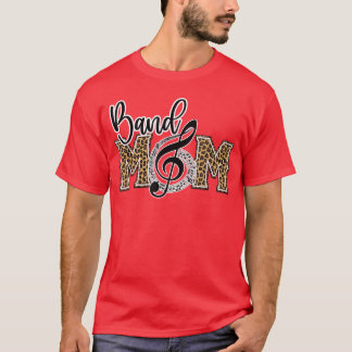 Band-Mama Leopard Print Stolz Band-Mama vintage T-Shirt