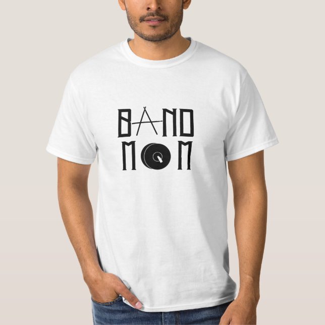 Band-Mama - Schlagzeug T-Shirt (Vorderseite)