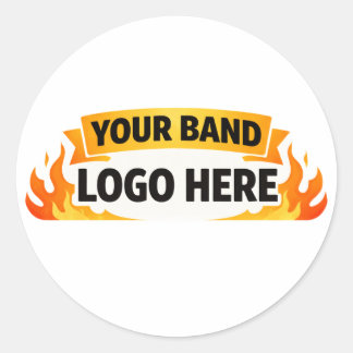 🎵 Band Merch Aufkleber | Benutzerdefiniertes Band