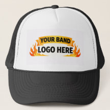 🎵 Band Merch Trucker-Mütze | Individuelles Mesh-B