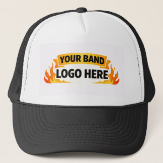 🎵 Band Merch Trucker-Mütze | Individuelles Mesh-B Truckerkappe