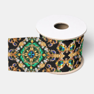Band mit brasilianischen Farben Ripsband