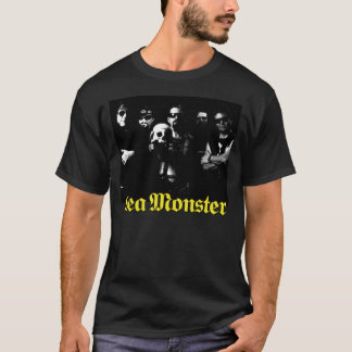 Band mit dem Logo "Skull and Sea Monster" (Schwarz T-Shirt