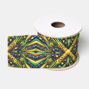Band mit jamaikanischen Farben Ripsband