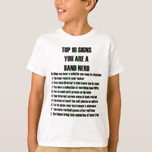 Band-Nerd-Spitze 10 T-Shirt