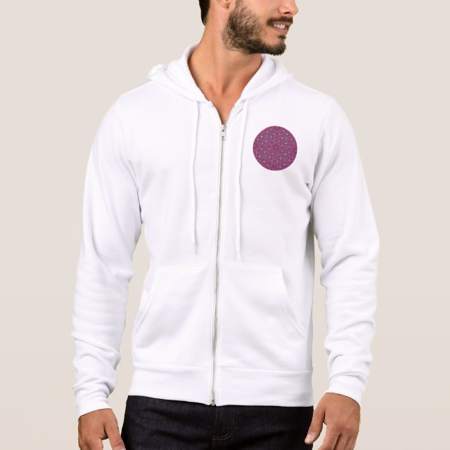 Band neun Kaleidoskop Art zwei Hoodie (Vorderseite)