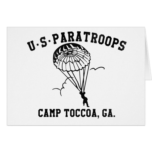 Band of Brothers Currahee US Paratrooper Toccoa (Vorderseite (Horizontal))