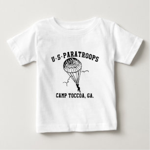 Band of Brothers Currahee US Paratrooper Toccoa Baby T-shirt