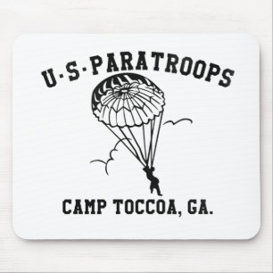 Band of Brothers Currahee US Paratrooper Toccoa Mousepad