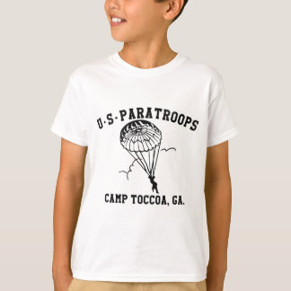 Band of Brothers Currahee US Paratrooper Toccoa T-Shirt