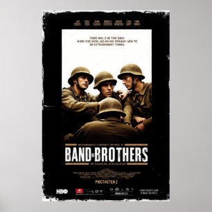 Band of Brothers Filmplakat mit Soldaten r Poster