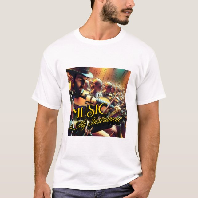 Band & orchestra Music is my instrument T-Shirt (Vorderseite)