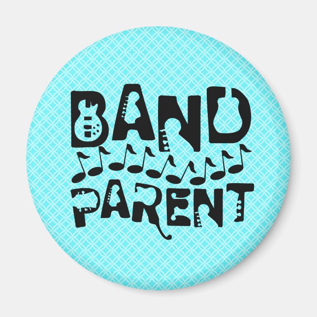 Band Parent Musiknoten Magnet (Vorne)
