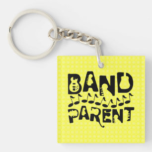 Band Parent Musiknoten Schlüsselanhänger
