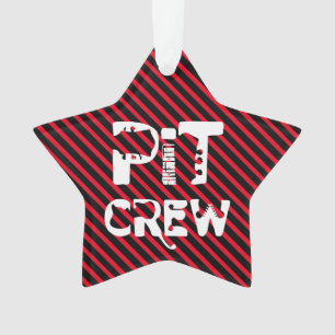 Band Pit Crew Musikalischer Text Ornament