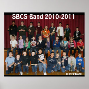 Band-Plakat 2010-2011 Poster
