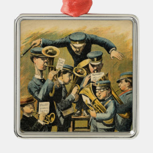 Band-Probe Silbernes Ornament