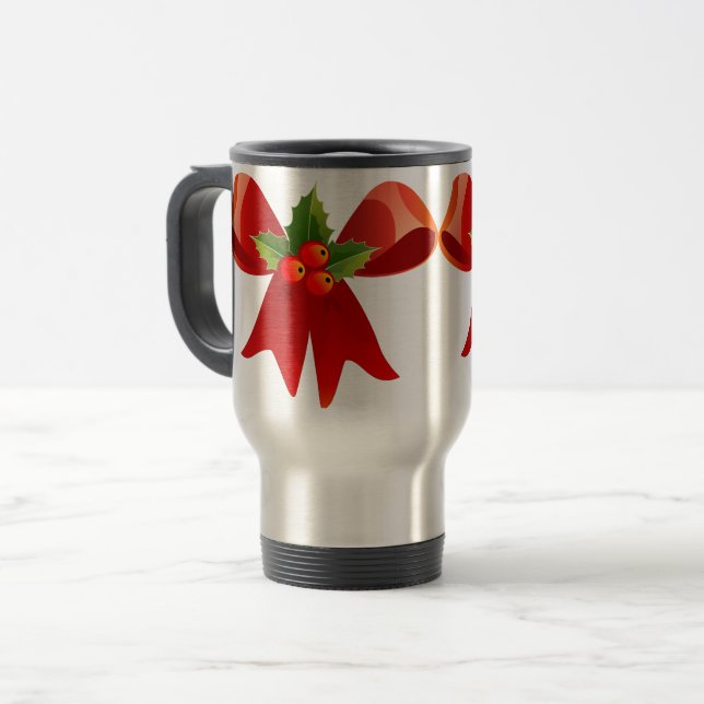 Band Reise-Tasse Reisebecher (Vorderseite Links)