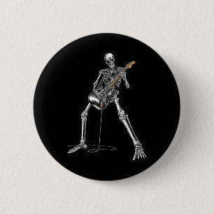 Band Rock and Roll Gitarre für Men Band T-Shirt Button
