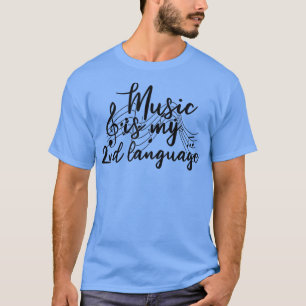 Band Rock Music ist meine zweite Sprache T-Shirt