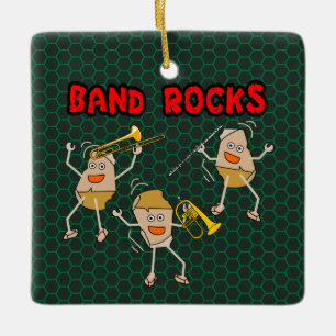 Band Rocks Keramikornament