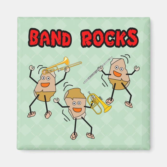 Band Rocks Magnet (Vorne)