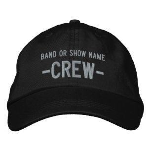 Band Show Event Name Personalisiert Media Crew Bestickte Baseballkappe