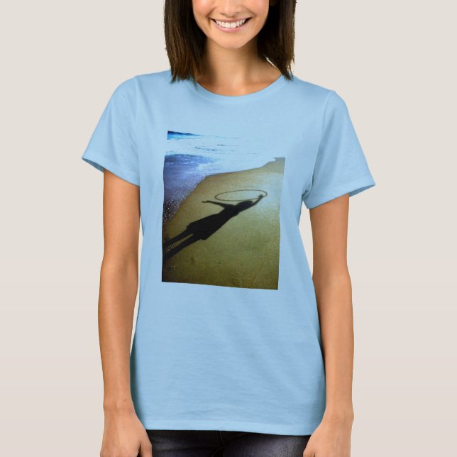 Band-Strand-Schatten T-Shirt (Vorderseite)