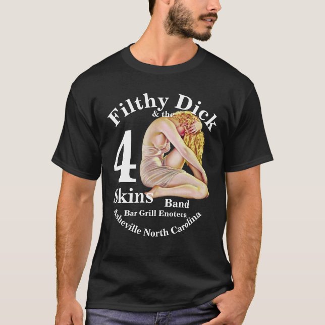 Band TShirt Tee Dein Template Asheville NC 2044 (Vorderseite)