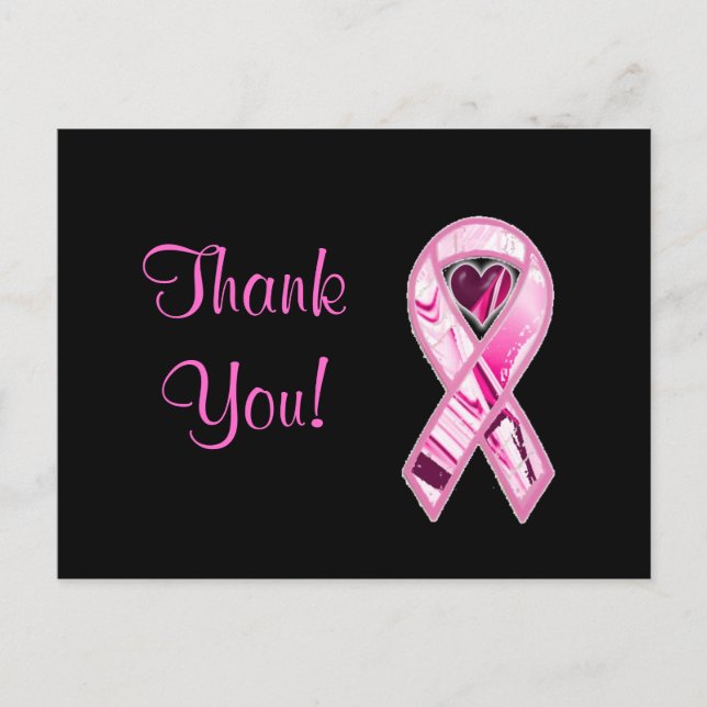 Band und Herz Postkarte (Vorderseite)