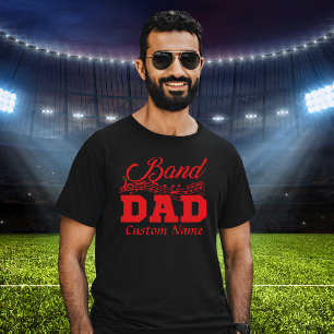 Band-Vater-Individuelle Name T-Shirt