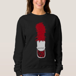 Band-Vater-Marching-Band-Hut mit Feder-Grafik Sweatshirt