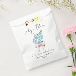 Band Vergissmeinnicht Samen Baby Shower Geschenktütchen