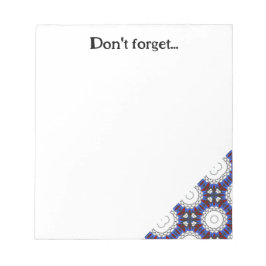 Band vier Kaleidoskop Art. 5 Notizblock