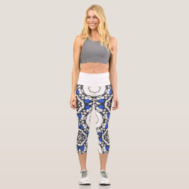 Band vier Kaleidoskop Art Acht Capri Leggings