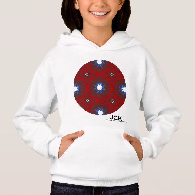 Band vier Kaleidoskop Art Acht Hoodie (Vorderseite)