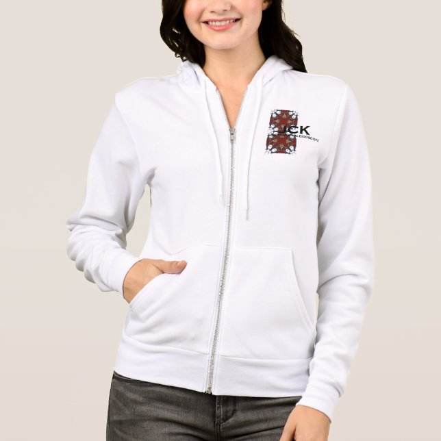 Band vier Kaleidoskop Art Acht Hoodie (Vorderseite)