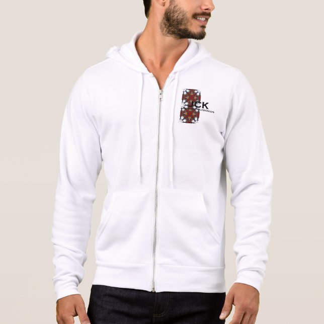 Band vier Kaleidoskop Art Acht Hoodie (Vorderseite)