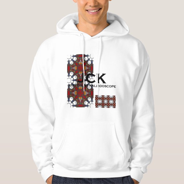 Band vier Kaleidoskop Art Acht Hoodie (Vorderseite)