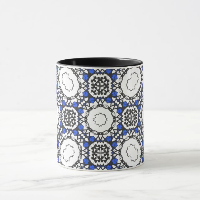 Band vier Kaleidoskop Art Acht Tasse (Zentrum)