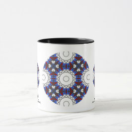 Band vier Kaleidoskop Art neun Tasse