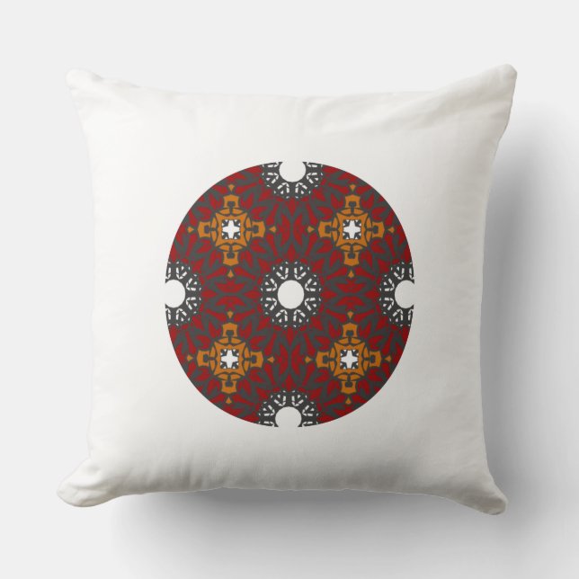 Band vier Kaleidoskop Art One Kissen (Vorderseite)