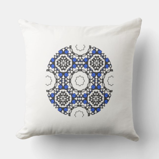 Band vier Kaleidoskop Art Sieben Kissen (Vorderseite)